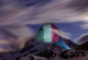 Во знак на солидарност, швајцарско село проектира знамиња на различни земји на највисоката планина