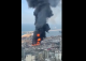 На местото на експлозијата во Бејрут сега изби голем пожар