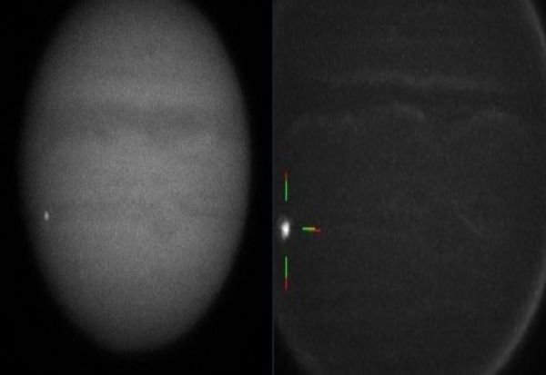 Експлозија на метеор на Јупитер фатена со камера