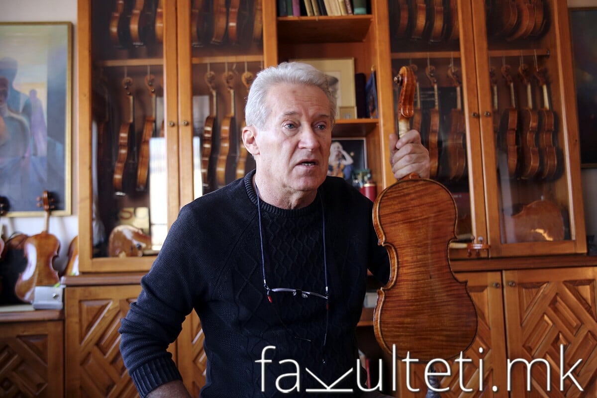 Светозар Богданоски - самоук изработувач на виолини кој пред нос им ги зема наградите на светски мајстори