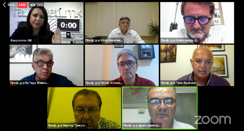 Колку пари земате од научноистражувачките проекти, зошто дебатирате ако се повлекувате од изборите? Поенти од дебатата на кандидатите за ректор на УКИМ