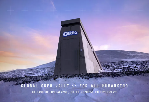 „Орео“ изгради бункер отпорен на астероид и го наполни со колачиња и млеко во прав