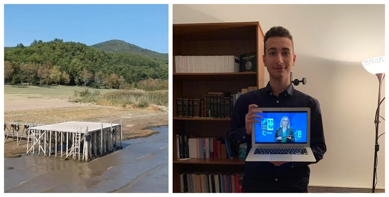 Младиот битолчанец Дамјан Козаров ја раскажа приказната за Преспа и доби награда од НАТО