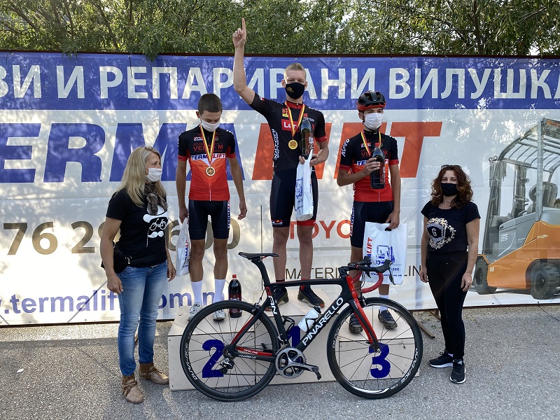 Лука Димитријоски е шампион во друмски велосипедизам - има освоено над 60 медали
