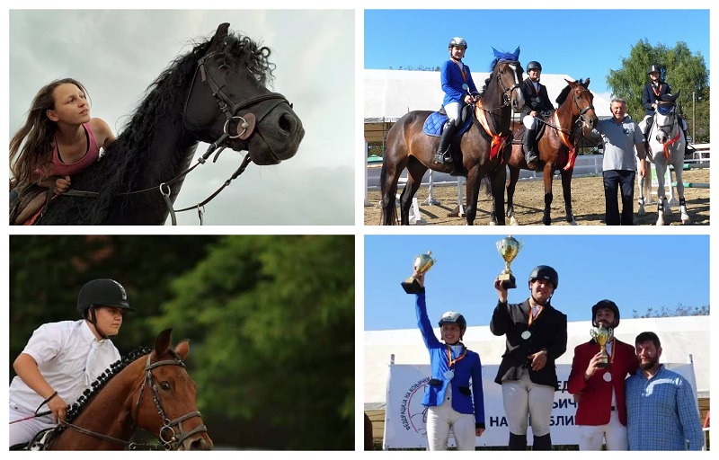 Леонида и Дарио - брат и сестра прваци во јавање. Јавањето им е како миење заби наутро