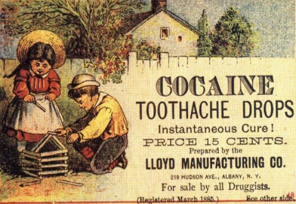 Како изгледале рекламите во периодот кога кокаинот и хероинот биле легални лекови?