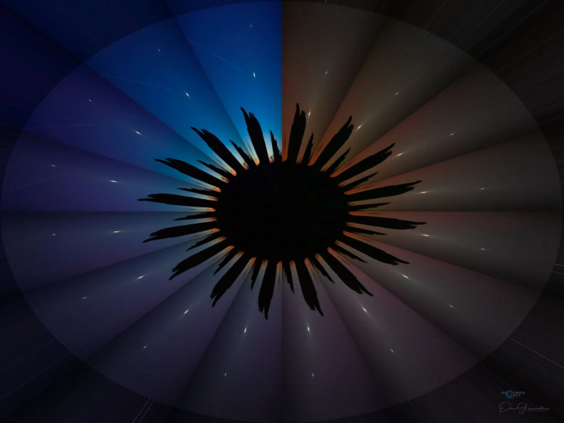 „Ѕвездениот свет“ на еден фотограф ги прикажува промените на ноќното небо во 360 степени
