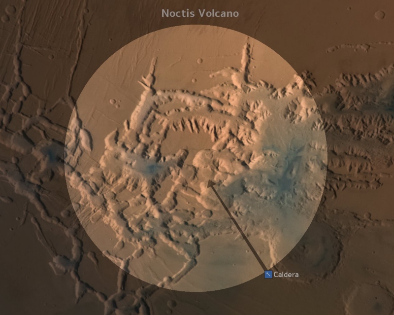 Џиновски вулкан откриен на Марс