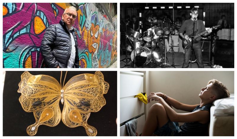 За новинарката Златка Пурковиќ, која слика со срмен конец, професорот Владимир Роме, кој паралелно се занимава и со музика... Што пишувавме неделава