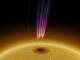Научниците открија аурора бореалис на Сонцето